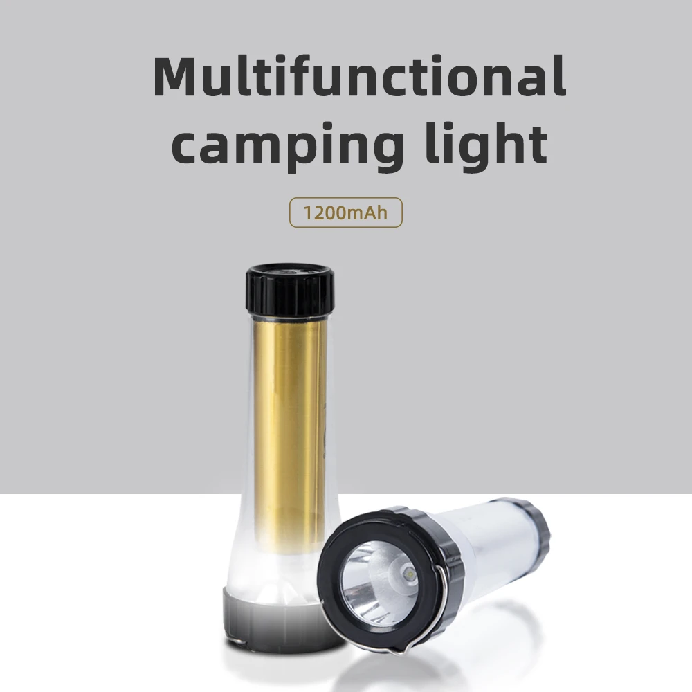 Lámpara de camping LED USB recargable, mini luz de camping